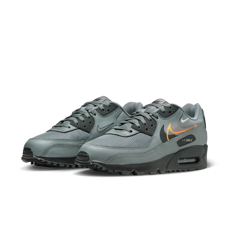 Nike Air Max 90 Multi Swoosh Smoke Grey Mandarin (FN7810-001)