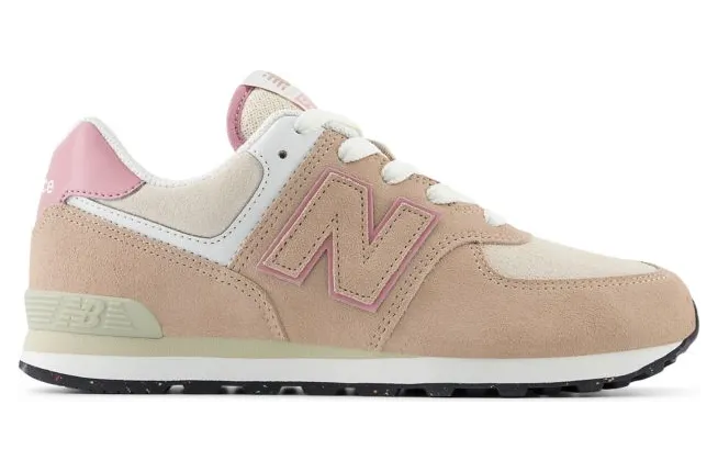 New Balance 574 LACE “Flat Taupe / Pink Taffy” (GC574QTC)