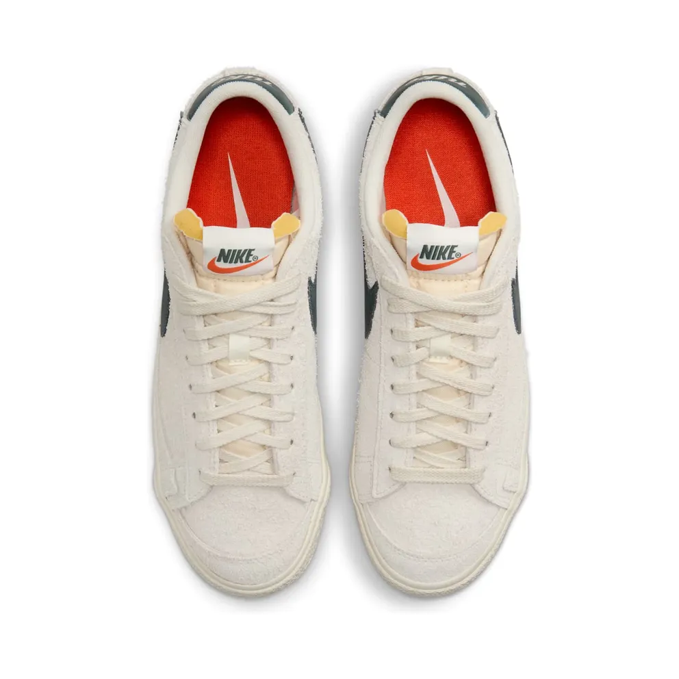 Nike Blazer Low ’77 Vintage Phantom Pale Ivory Team Orange Vintage Green (FQ8060-002)