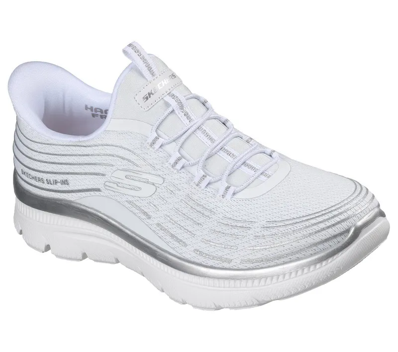 Skechers Slip-ins: Summits Plus Sneaker White/Silver
