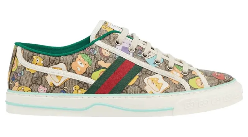 Gucci x Pikarar Tennis 1977 Animal print Multi (737517 FABOQ 8941)