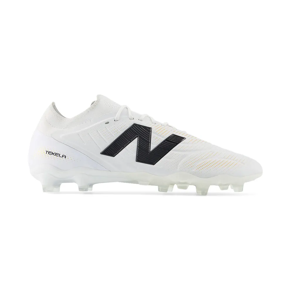 New Balance Tekela Elite Low Laced FG v5 White Black Gold (ST1FLWG5)