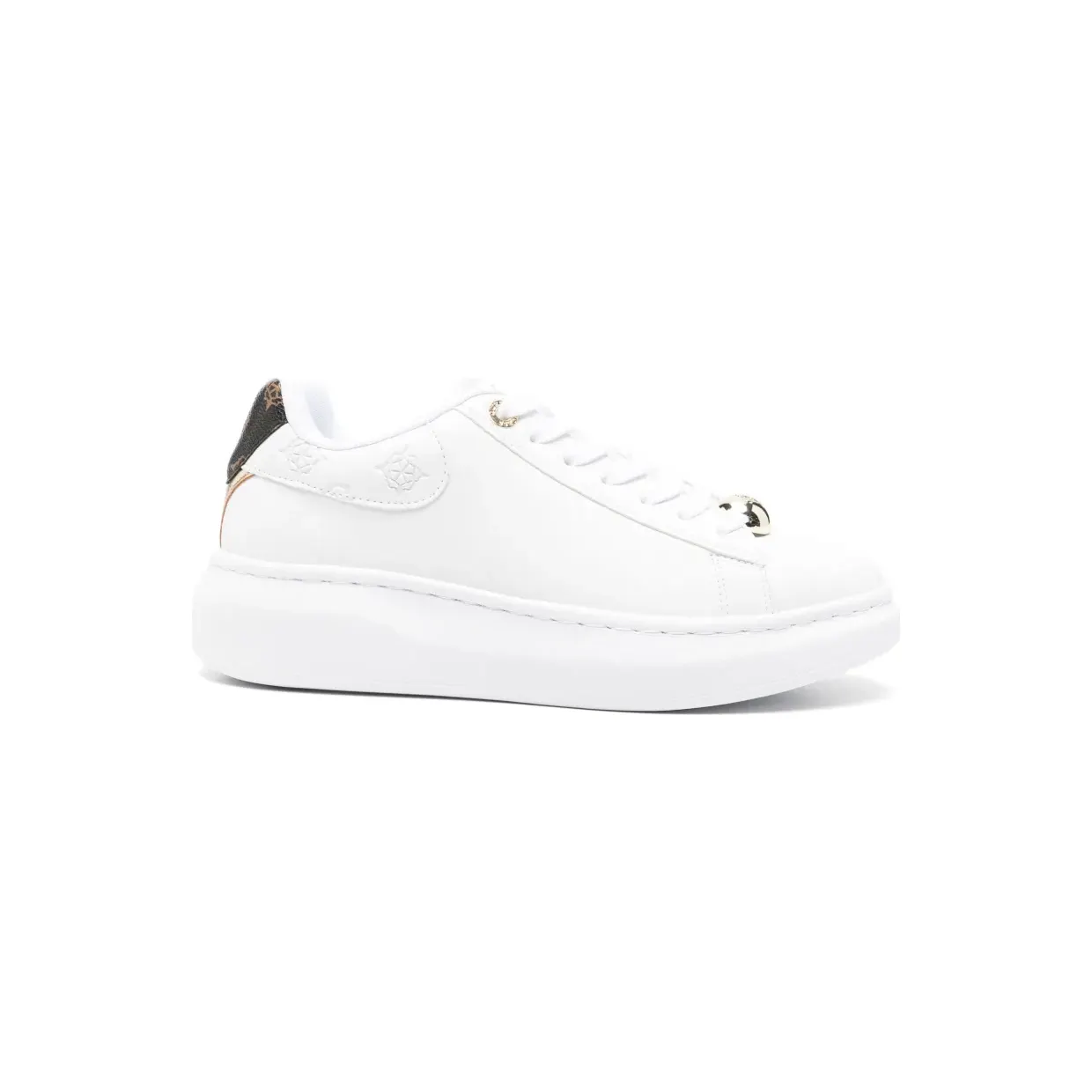 Guess Usa met plateauzool en logo-reliëf “White” (FLTFRELEA12WHITE)