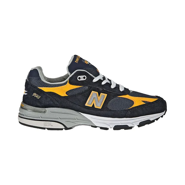New Balance 993 MiUSA Navy Yellow (MR993NAV)