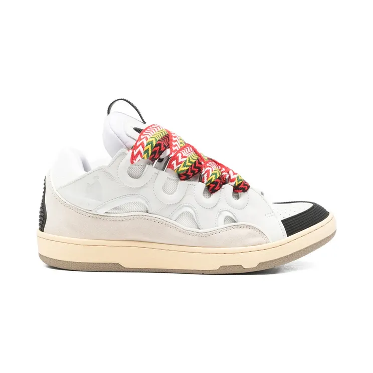 Lanvin Curb “White/Neutrals” (FU-SKDK12 DRA3-P26 00)