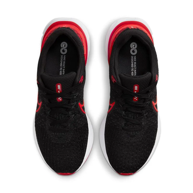 Nike React Infinity Run Flyknit 3 Road Running Black (DD3024-008)