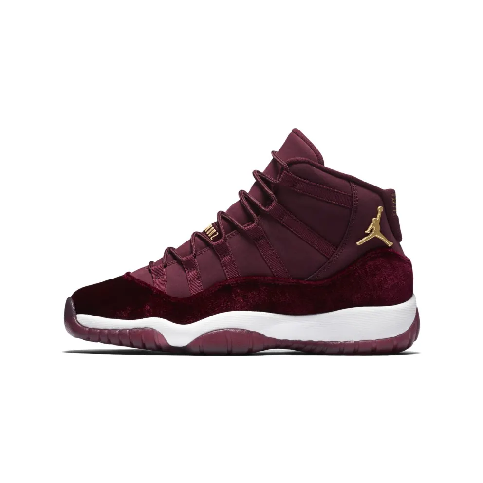 Air Jordan Nike AJ XI 11 Retro Heiress Night Maroon (GS) (852625-650)