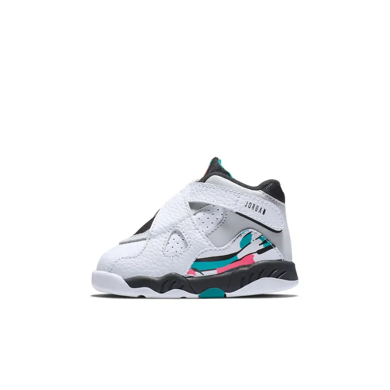 Jordan 8 Retro South Beach (TD) White/White-Turbo Green-Neutral Grey (305360-113)