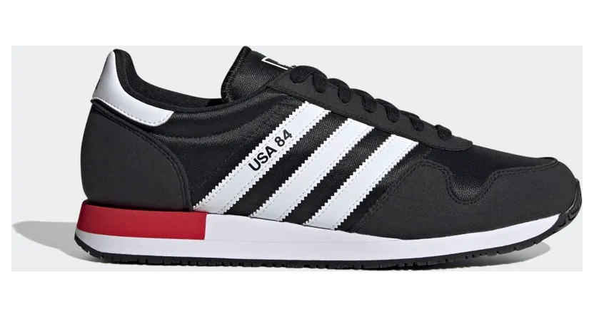 adidas USA 84 Core Black / Footwear White / Scarlet (FV2050)