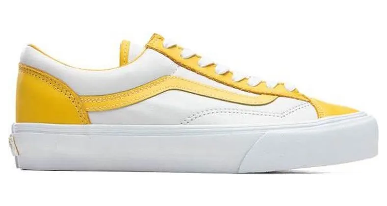 Vans Style 36 VLT LX White Freesia Yellow (VN0A5FC3A1J)