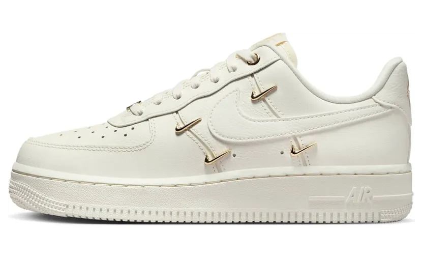 Nike Air Force 1 ’07 LX CN Sail Gold Mini Swooshes (FV3654-111)