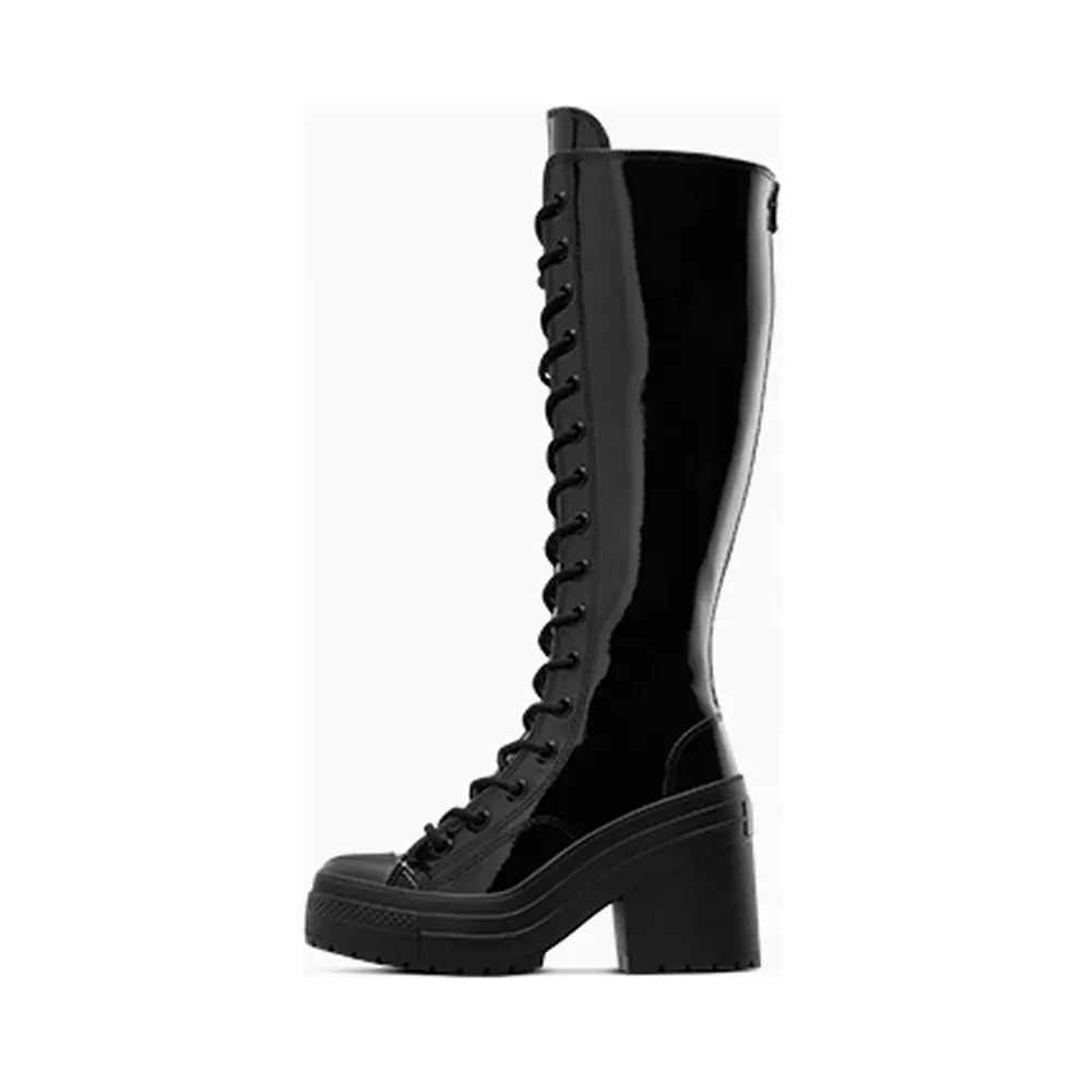 Converse Chuck 70 De Luxe Heel XXHi Platform Patent Leather Black/Black/Black (A13856C)
