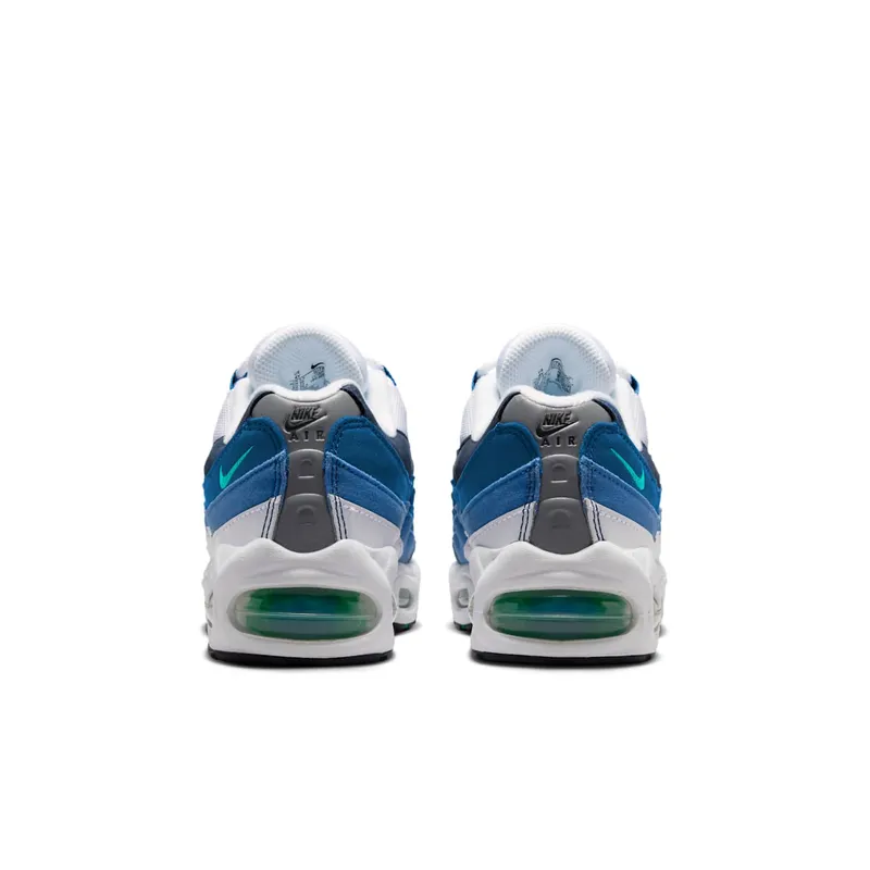 Nike Air Max 95 White / Emerald Green / Lake Blue (IU7899-100)