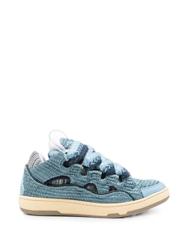 Lanvin Curb low-top sneakers – Blue (FUSKDK12RAFFE26)