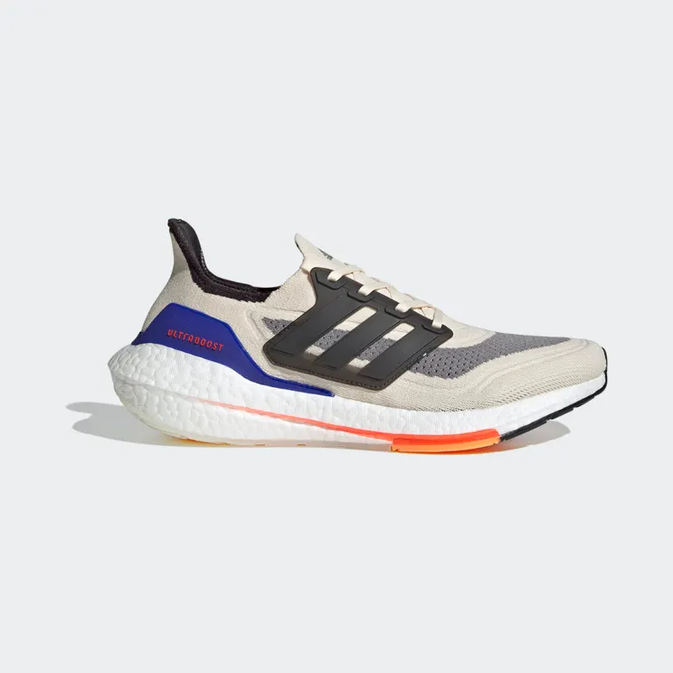 adidas Ultraboost 21 Wonder White / Carbon / Solar Red (S23869)