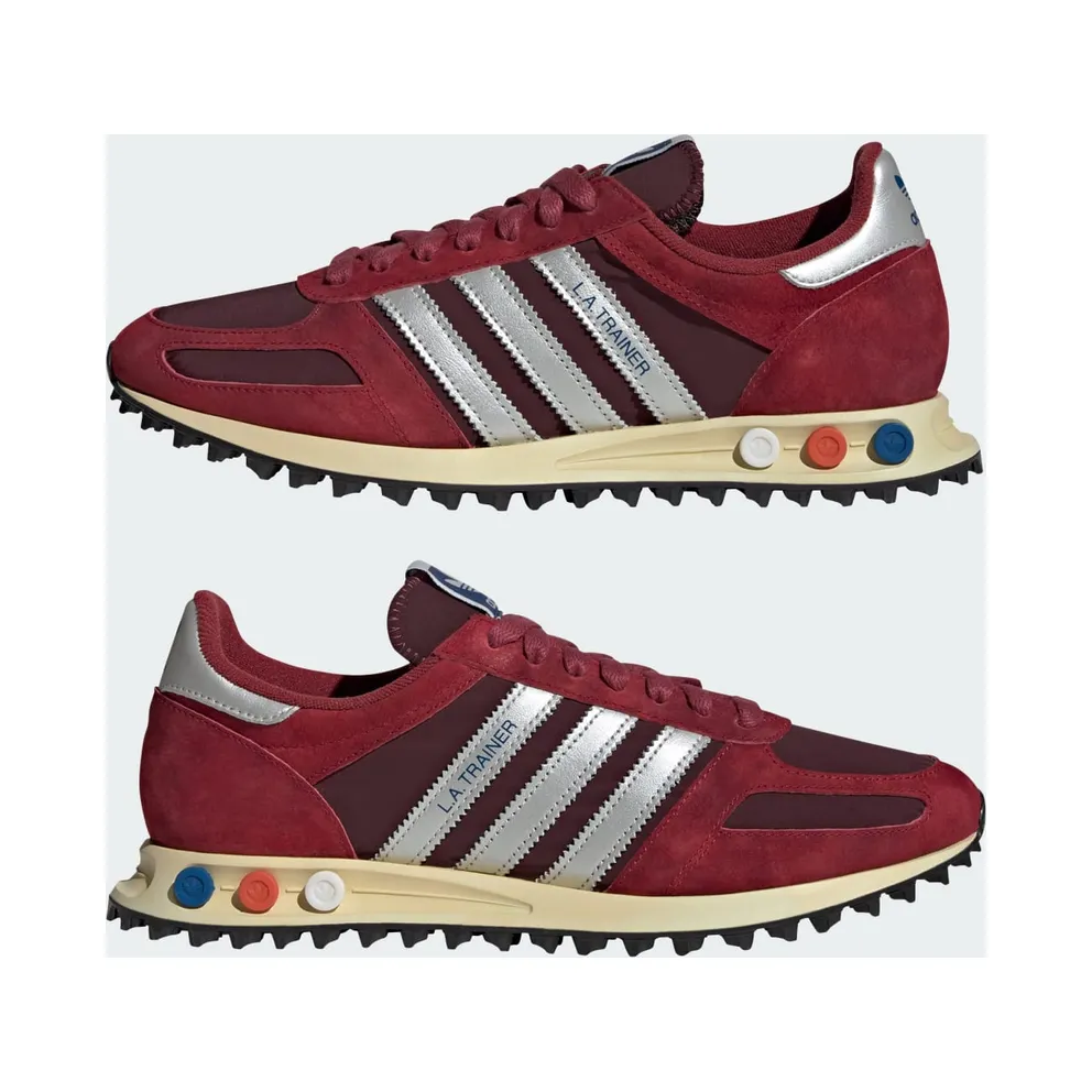 Adidas LA TRAINER OG Shoes Noble Maroon / Silver Metallic / Maroon (JQ5715)