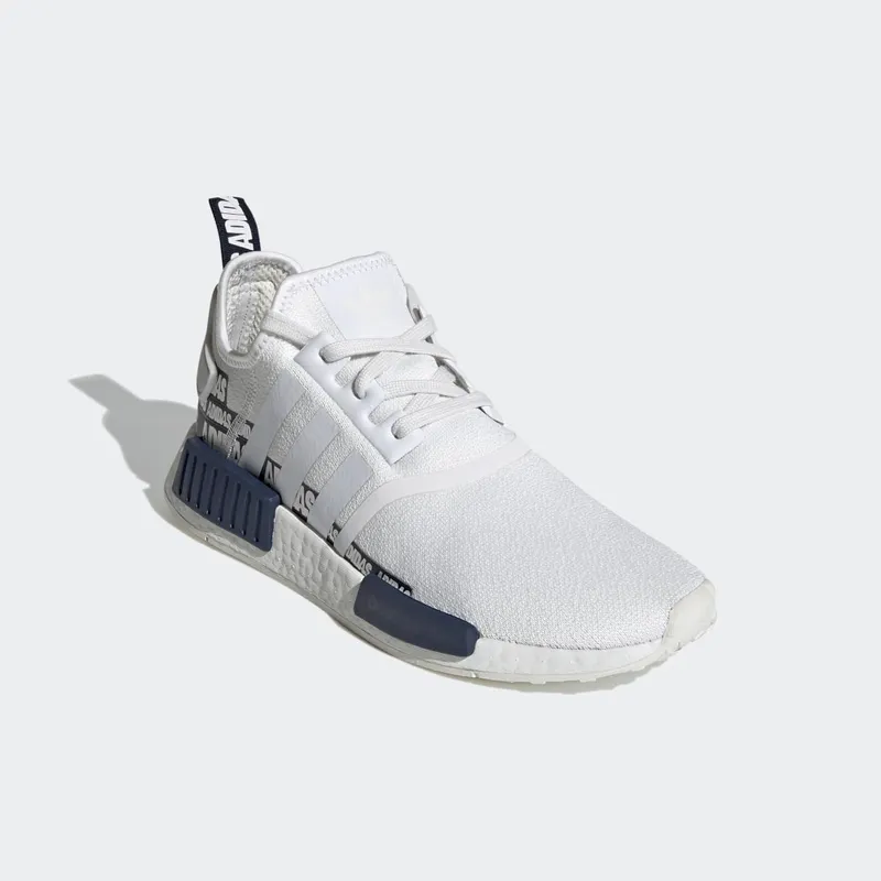 adidas NMD R1 Label Pack Crystal White Crystal White/Crystal White/Collegiate Navy (FX6795)