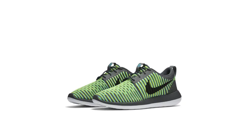 Nike Roshe Two Flyknit Gamma Blue Dark Grey/Gamma Blue-Volt-Black (844833-004)