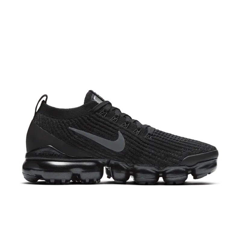 Nike Air VaporMax Flyknit 3 Triple Black (W) Black/White-Metallic Silver-Anthracite (AJ6910-002)