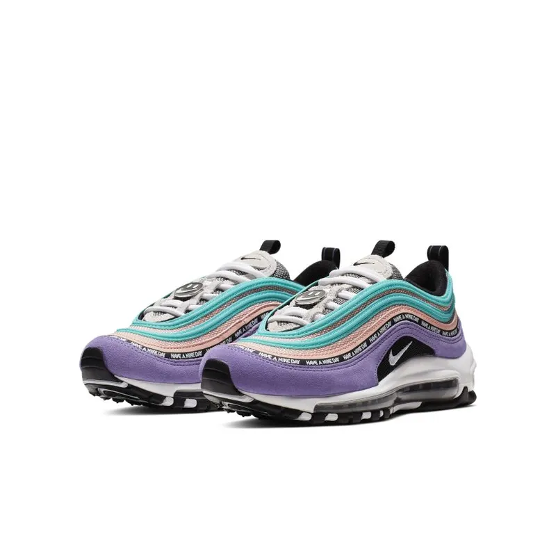 Nike Air Max 97 Have a Day (GS) Space Purple/White-Black-Bleached Coral (923288-500)
