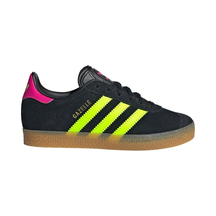 adidas Gazelle Black Signal Green Shock Pink (JQ6000)