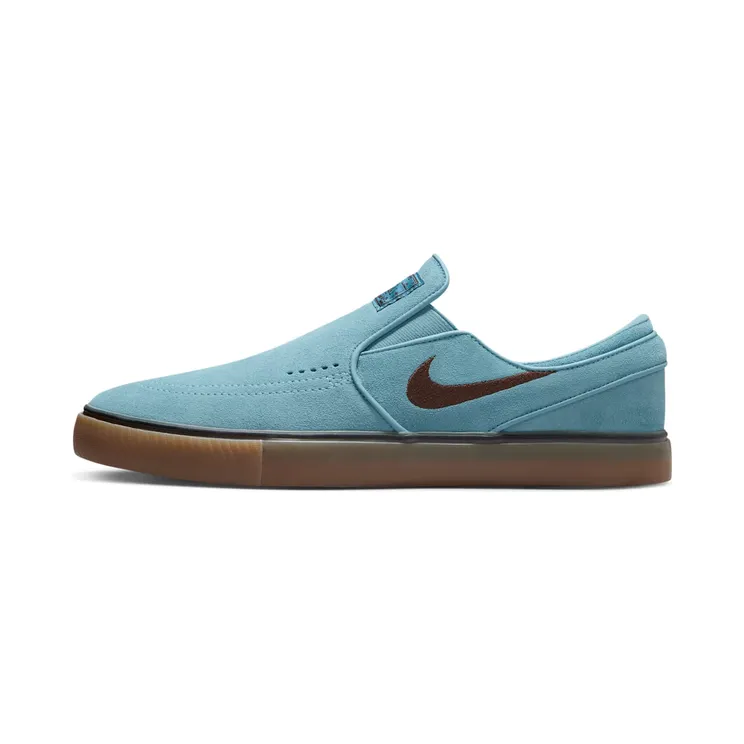 Nike SB Stefan Janoski+ Slip “Denim Turquoise / Gum Light Brown / Cacao Wow” (FN5893-400)