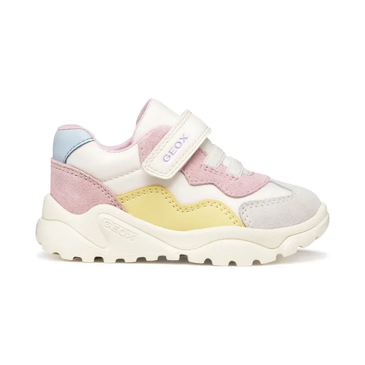Geox Ciufciuf “White / Pink” (B455QB0FU22C1138)