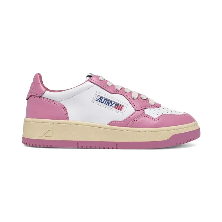 Autry Medalist Leather Low White Polignac (AULM-WB61)