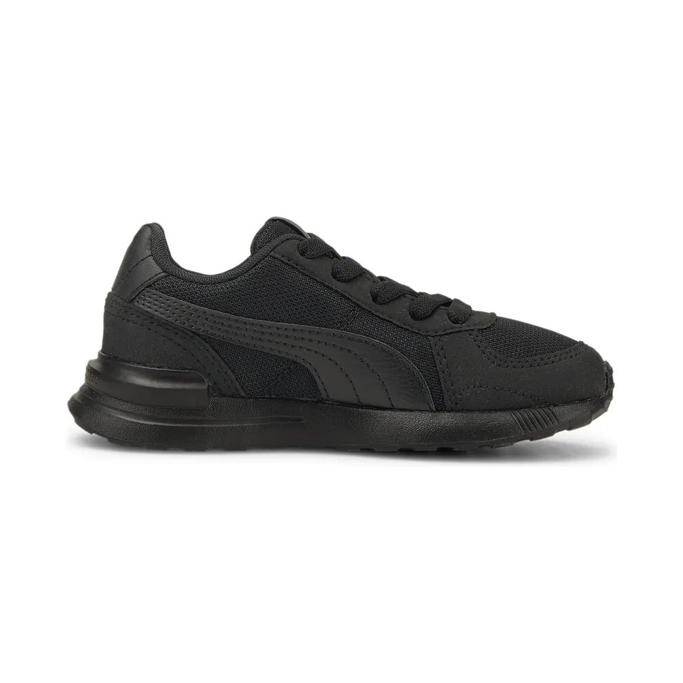 PUMA Graviton AC Kids’ Black/Black/Dark Shadow (381988-01)