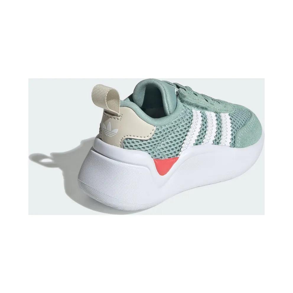 adidas Adifom 70s Comfort Closure Elastic Laces Shoes Kids “Hazy Green / Cloud White / Alumina” (IG4314)