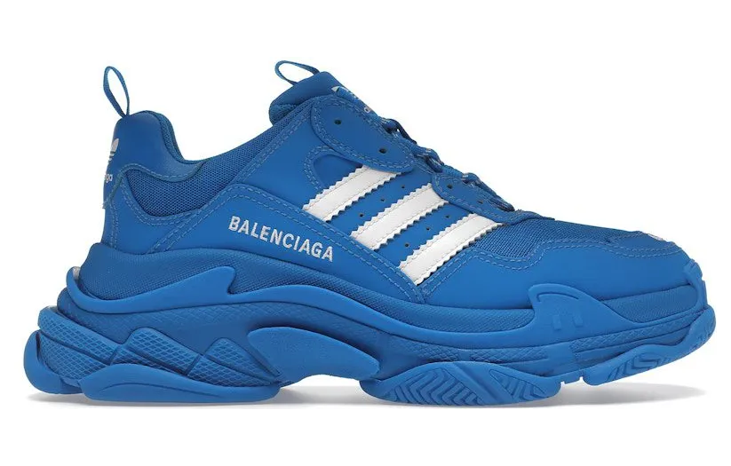 Balenciaga Triple S adidas Blue White (712821W2ZB24090)