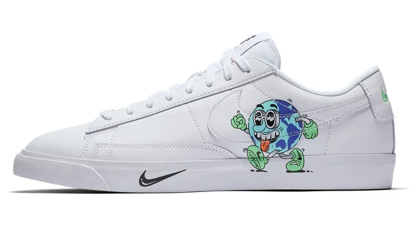 Nike Blazer Low Flyleather QS x Steven Harrington Earth Day (CI5546-100)