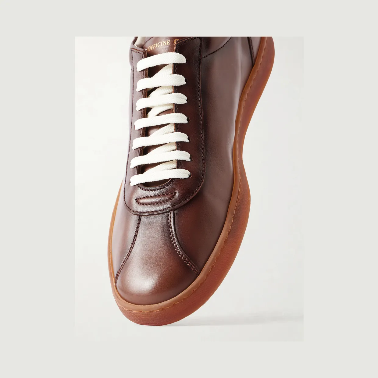 Officine Creative Ginnasio 003 Leather Sneakers Brown (OCUHALO003-CVCOM00000BUN24) (5)