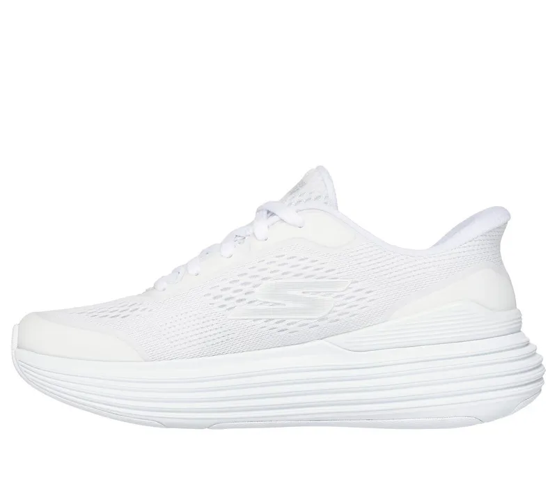 Skechers Slip-ins: Max Cushioning Suspension – Chrone – White (129258 WHT)