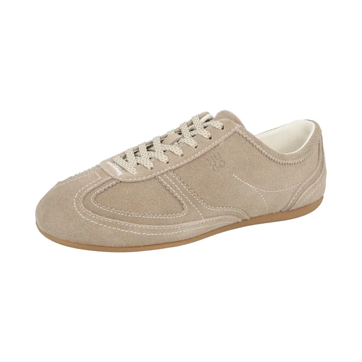 HUGO Sneakers met suède afwerking – Beige (50563530)