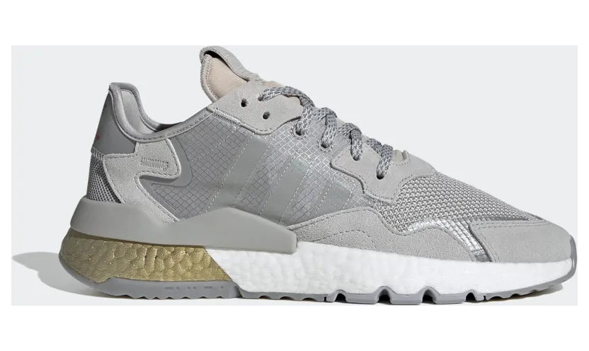 adidas Nite Jogger Grey Two Gold Metallic