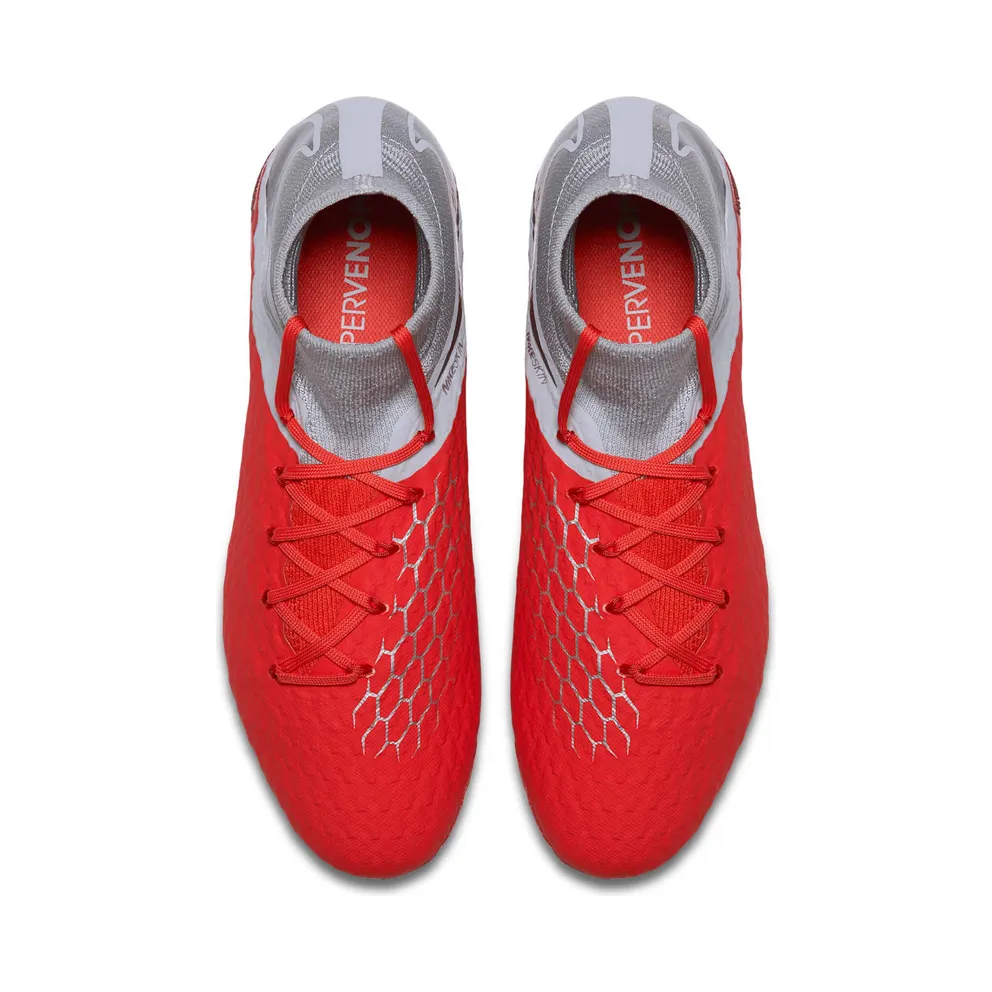 Nike Hypervenom Phantom 3 Pro DF FG “Light Crimson / Wolf Grey / Metallic Silver / Metallic Dark Grey” (AJ3802-600)