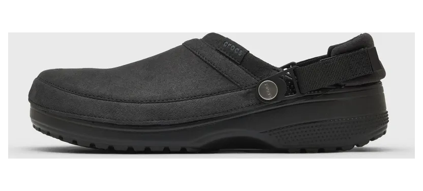 Crocs Classic Crafted Vegan Suede Clog Black