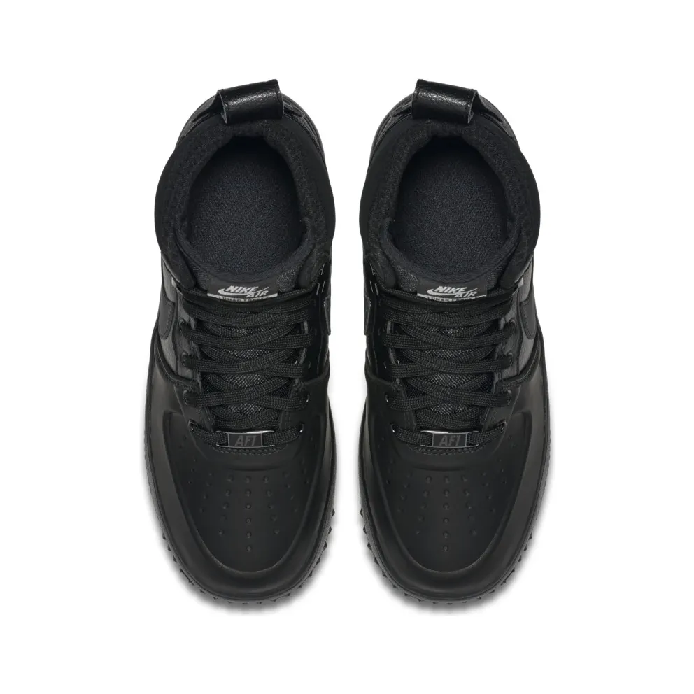 Nike Lunar Force 1 Sneakerboot Black (GS) Black/Metallic Silver (706803-002)