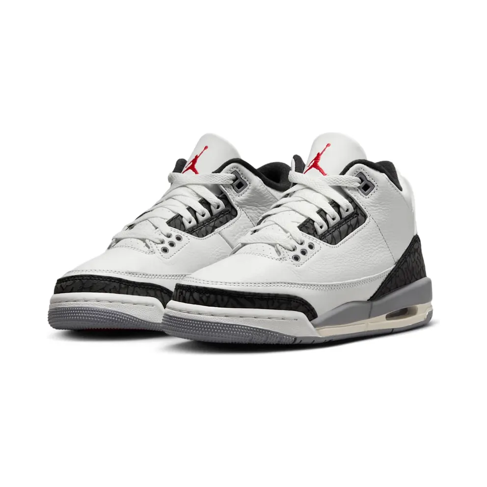 Air Jordan 3 Retro “Cement Grey” (GS) (DM0967-106)