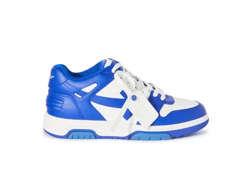 OFF-WHITE Out Of Office OOO Low Tops White Blue (OMIA189F23LEA0040169)
