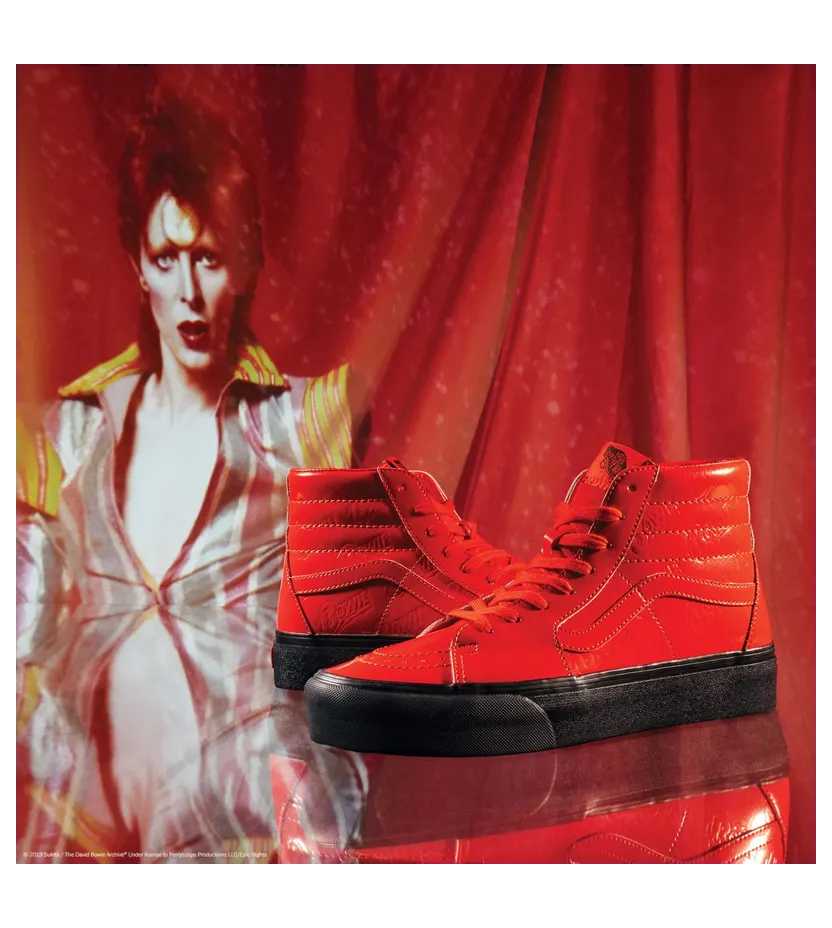 Vans David Bowie x Sk8-Hi Platform 2 ‘Ziggy Stardust’ Red/Black (VN0A3TKNVSQ)