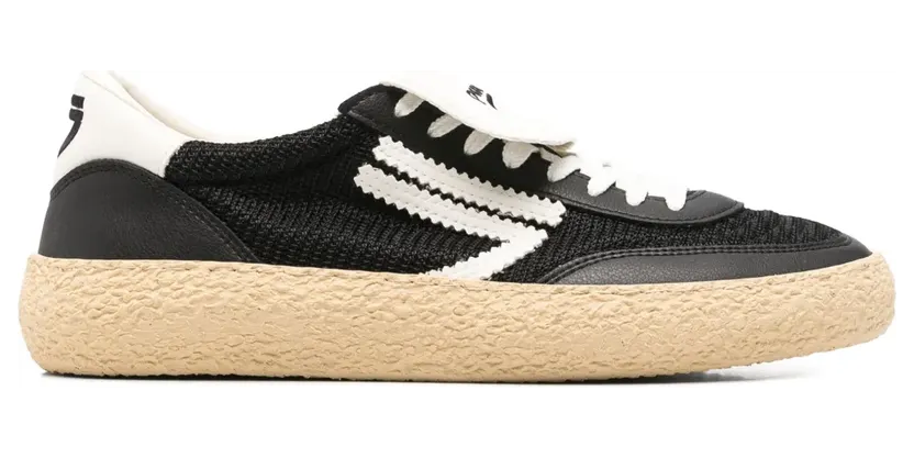 Puraai Sneakers mit Logo-Stickerei – Schwarz (PU405T)