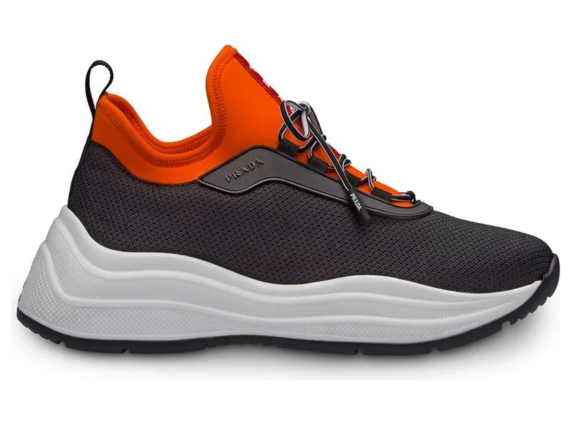 Prada Neoprene Orange Black