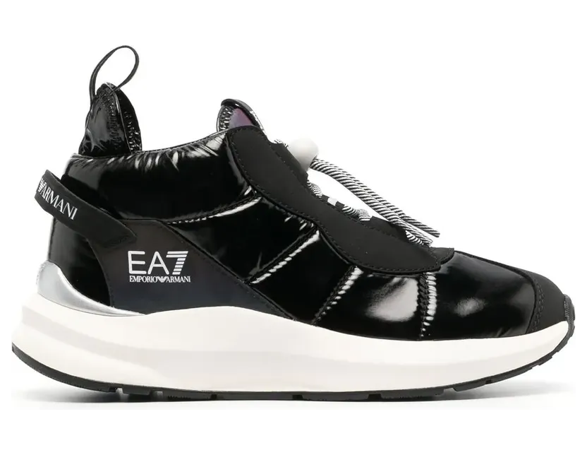 Ea7 Emporio Armani Gefütterte Sneakers – Schwarz (X8M004XK308)