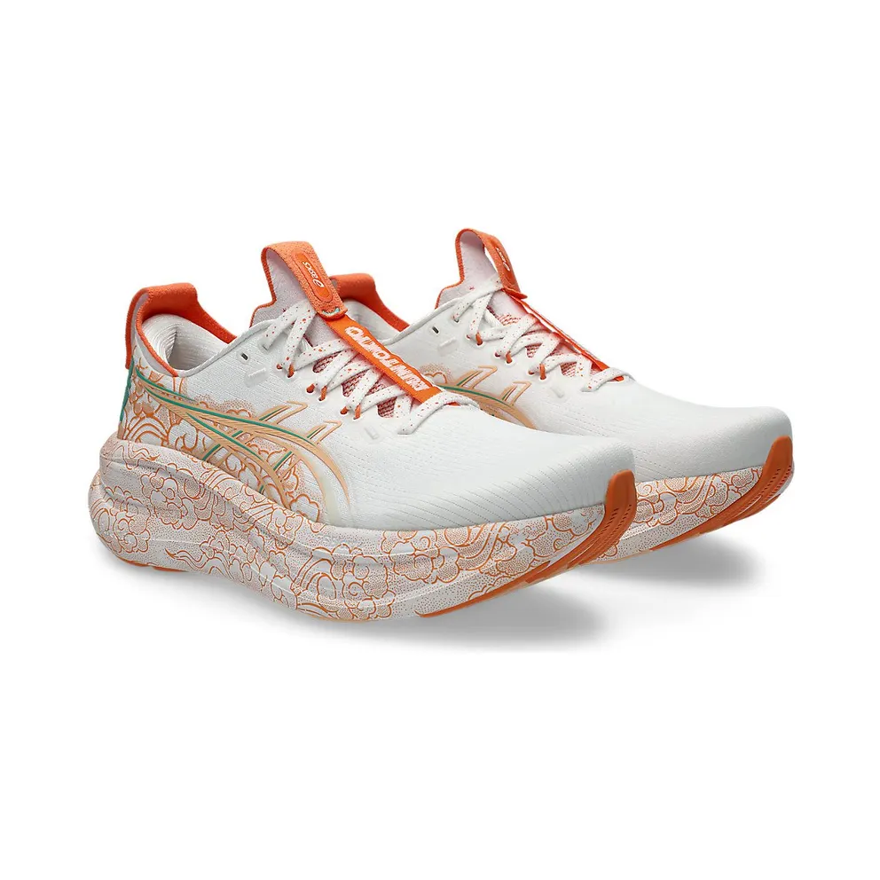 ASICS GEL-NIMBUS 28 TOKYO “White / Apricot Crush” (1013A207-100)