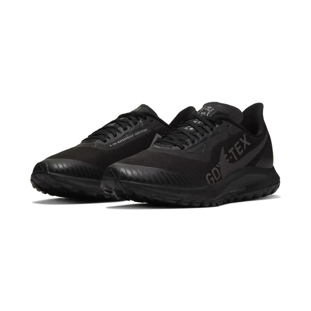 Nike Air Zoom Pegasus 36 Trail Gore-tex Black (W) Black/Total Orange-Thunder Grey (BV7763-001)