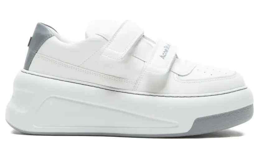 Acne Studios Leren sneakers met klittenband – Wit (CD0018)