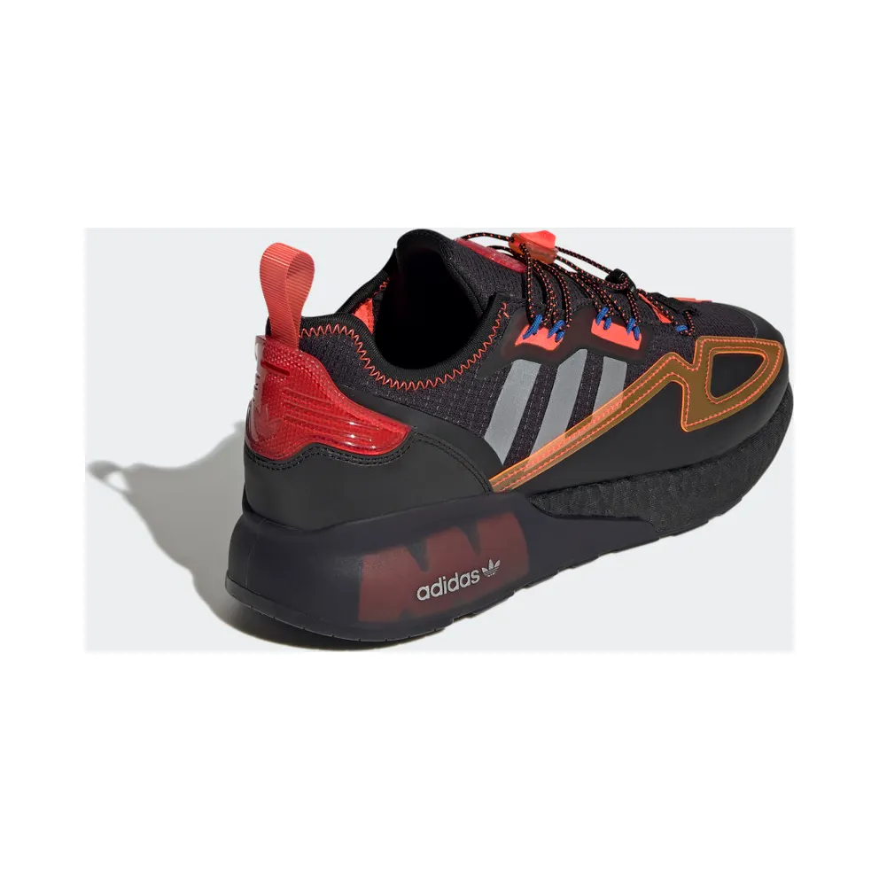 adidas ZX 2K Boost Core Black / Silver Metallic / Solar Red (GY1209)