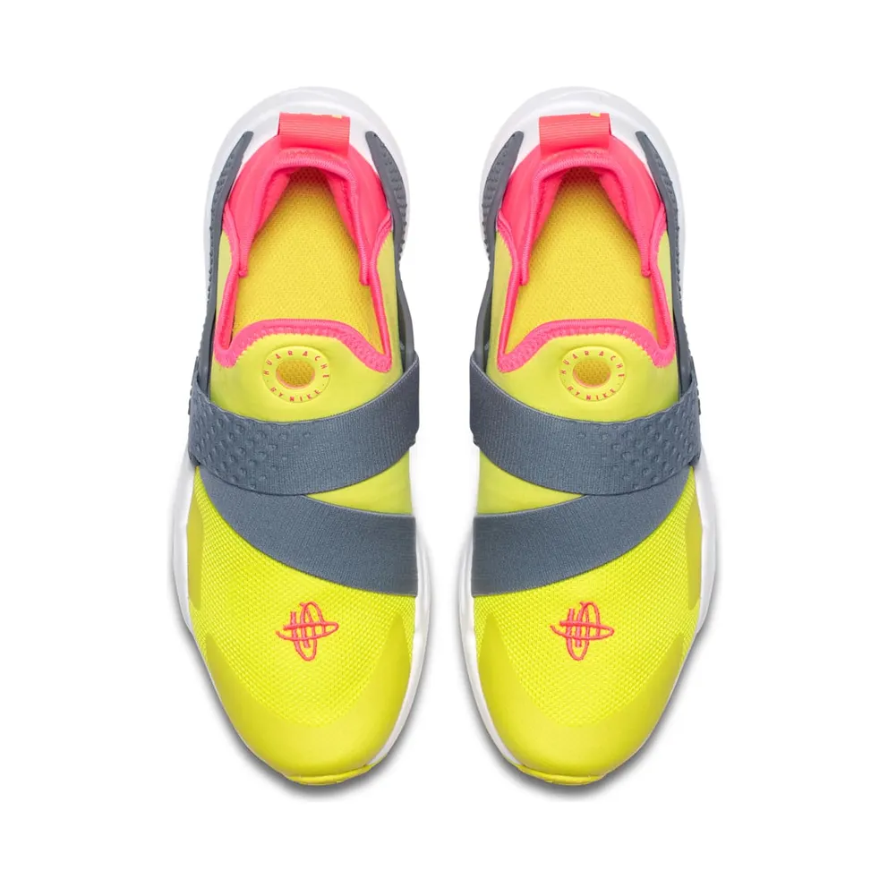 Nike Huarache Extreme Dynamic Yellow Racer Pink (GS) Dynamic Yellow/Racer Pink-Cool Grey-White (AQ0575-701)
